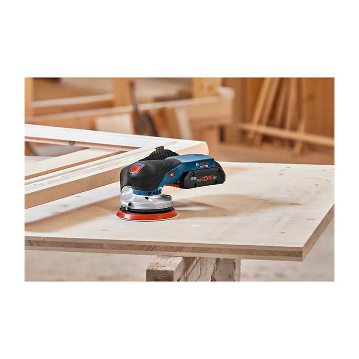 Bosch GEX 18V-125 Professional Lijadora Rotorbital a Batería 125mm con Papel de Lija Velcro Incluido, 6000-10000 RPM, 12000, 20000 OPM