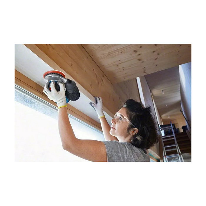 Bosch GEX 18V-125 Professional Lijadora Rotorbital a Batería 125mm con Papel de Lija Velcro Incluido, 6000-10000 RPM, 12000, 20000 OPM