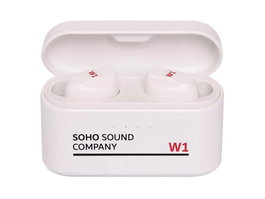Auricular Soho Bluetooth Tws con Batería Ext. Blanco