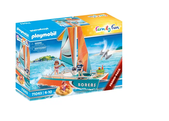 Playmobil Catamarán Family Fun 71043 con Figuras y Accesorios