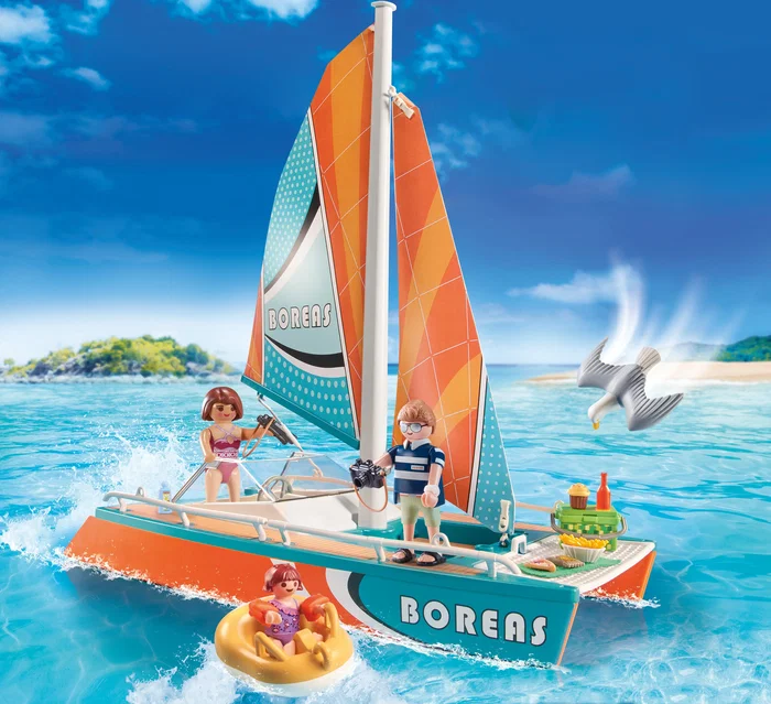 Playmobil Catamarán Family Fun 71043 con Figuras y Accesorios