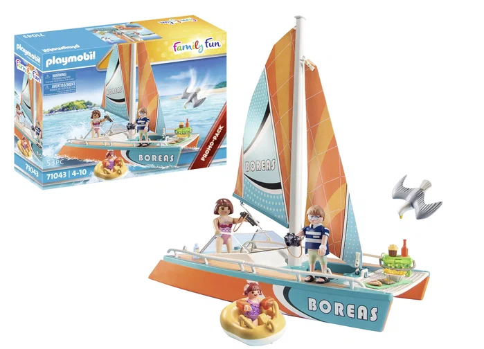 Playmobil Catamarán Family Fun 71043 con Figuras y Accesorios