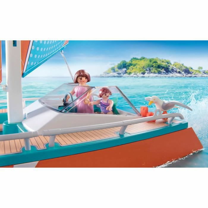 Playmobil Catamarán Family Fun 71043 con Figuras y Accesorios