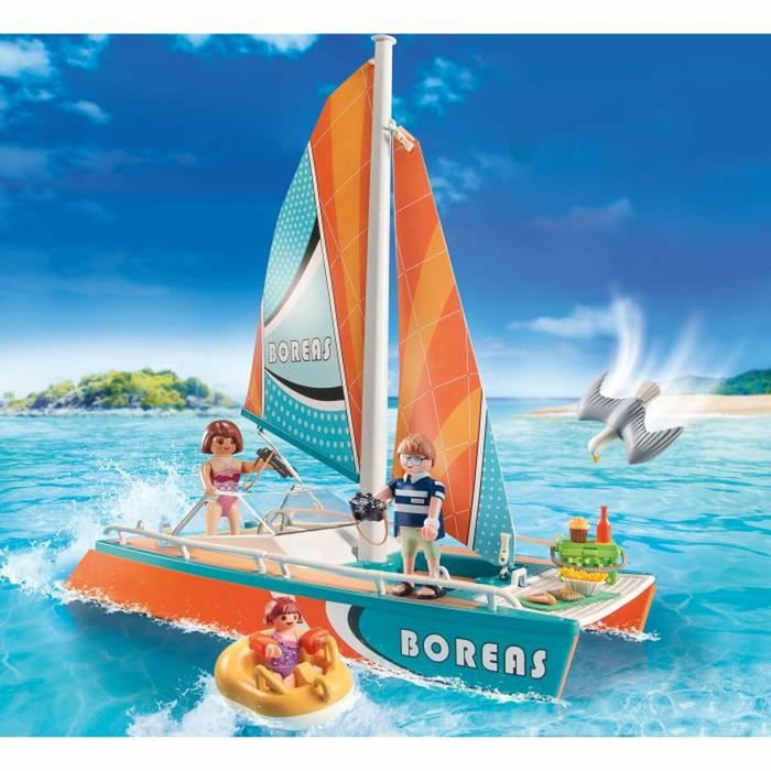 Playmobil Catamarán Family Fun 71043 con Figuras y Accesorios