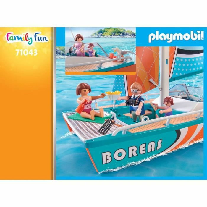 Playmobil Catamarán Family Fun 71043 con Figuras y Accesorios