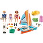 Playmobil Catamarán Family Fun 71043 para Niños +4 Años, Juguete de Vacaciones en el Mar con Figuras y Accesorios