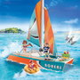 Playmobil Catamarán Family Fun 71043 para Niños +4 Años, Juguete de Vacaciones en el Mar con Figuras y Accesorios