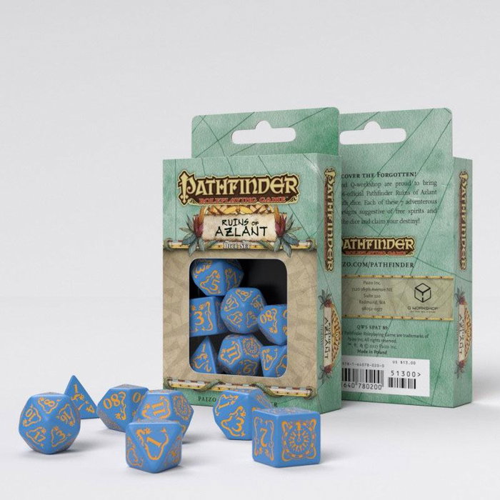 Q Workshop Pathfinder Pack de Dados Ruins of Azlant (7)