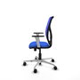 PIQUERAS Y CRESPO Silla de oficina Motilla con mecanismo Sincro Azul