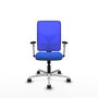 PIQUERAS Y CRESPO Silla de oficina Motilla con mecanismo Sincro Azul