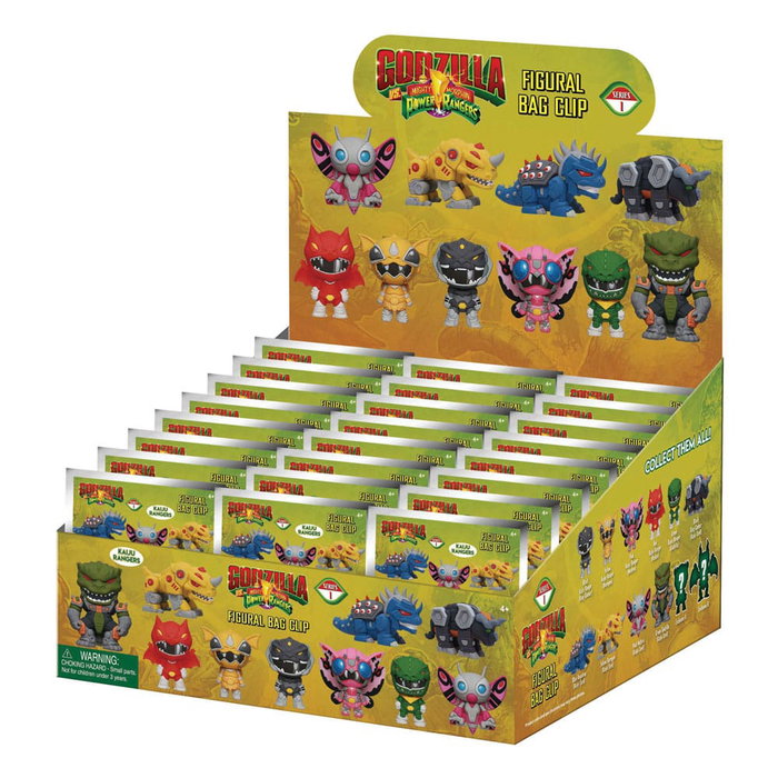 Godzilla vs. Power Rangers Colgantes PVC 3D Series 1 Expositor (24) Godzilla vs. Power Rangers Colgantes PVC 3D Series 1 Expositor (24)