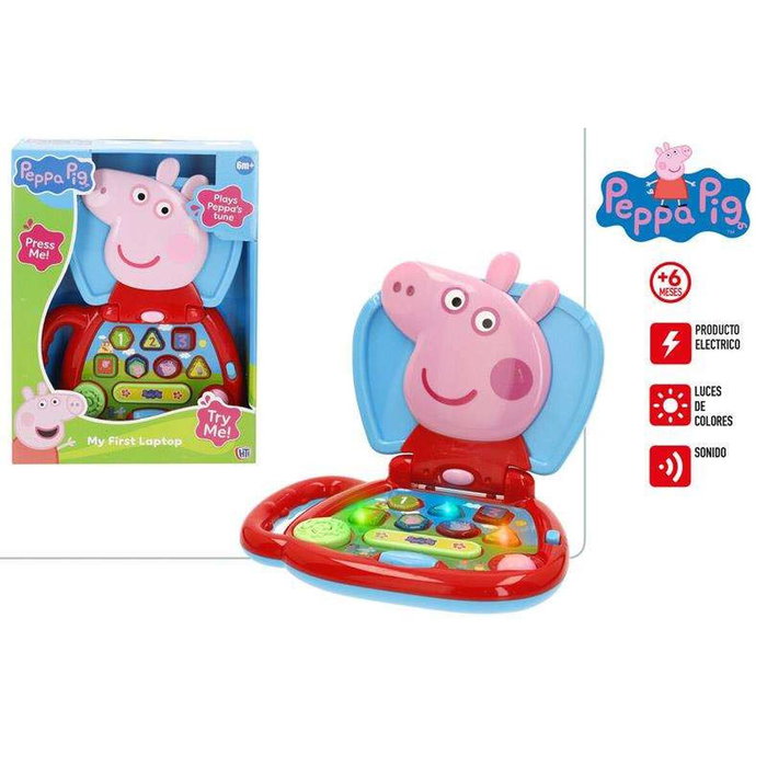 Color Baby Mi Primer Ordenado Peppa Pig con luz y sonidos