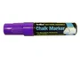 Rotulador Artline EPW-12 Pizarra Vidrio Plástico Exterior Interior Borrable Punta Rectangular Trazo 12 mm Color Violeta