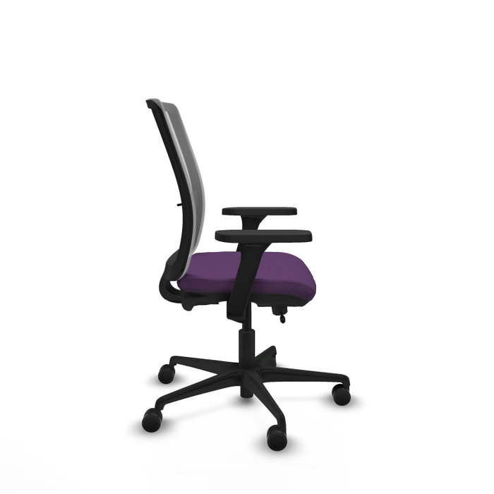 PIQUERAS Y CRESPO Silla de oficina Haches con mecanismo Sincro/Traslack Morado y Gris PIQUERAS Y CRESPO Silla de oficina Haches con mecanismo Sincro/Traslack Morado y Gris
