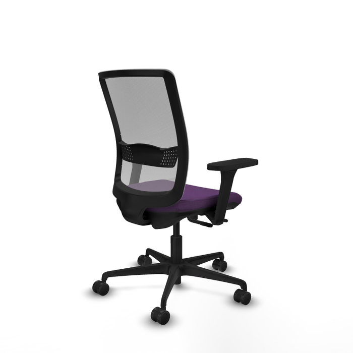 PIQUERAS Y CRESPO Silla de oficina Haches con mecanismo Sincro/Traslack Morado y Gris PIQUERAS Y CRESPO Silla de oficina Haches con mecanismo Sincro/Traslack Morado y Gris