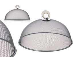 Kinvara Tapa Plato 25 cm Rejilla Plata Metal Acero Inox 201 y Plástico PP (Set de 24)