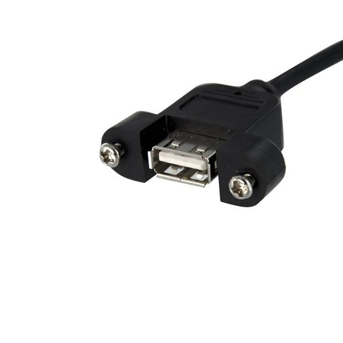 StarTech.com Cable USB 2.0 de montaje en panel a placa base IDC 5 pines, 91 cm, Negro