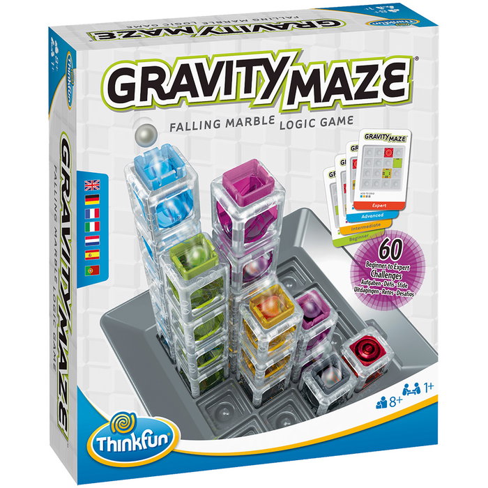 Ravensburger Gravity Maze - Juego de Lógica con 60 Retos Progresivos
