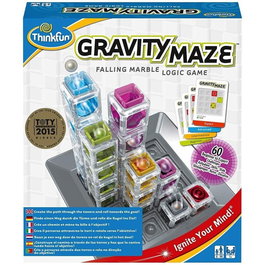 Ravensburger Gravity Maze - Juego de Mesa de Construcción y Lógica con Canicas