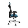 PIQUERAS Y CRESPO Silla de oficina Horna Verde petróleo y Negro