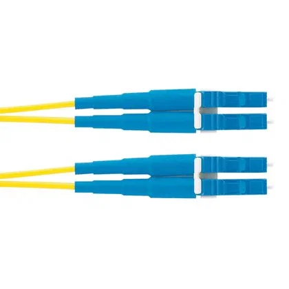 Panduit Cable de Fibra Óptica OS2 LC Duplex 2m Amarillo - InfiniBand, Conector LC Macho a LC Macho, Chaqueta LSZH, Full Duplex