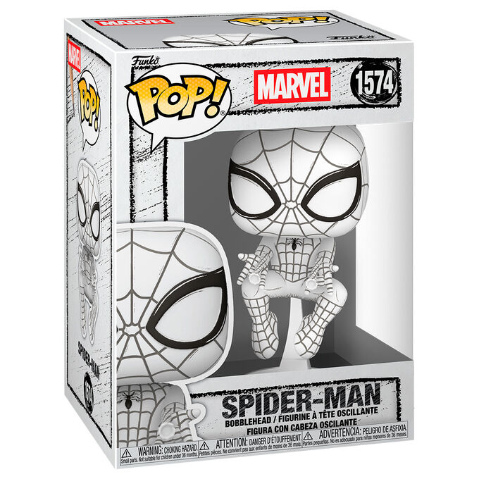 Funko Marvel POP! Vinyl Figura Sketched - Spider-Man