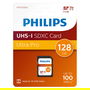 Philips FM12SD65B Tarjeta de Memoria SDXC 128GB Clase 10 UHS-I U3 V30 A1
