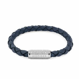 Tommy Hilfiger Pulsera de Cuero Azul 21cm 2790480