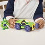 Hasbro Figura de Iron Hulk y vehículo blindado Bolide, Marvel Iron Man y sus increíbles amigos
