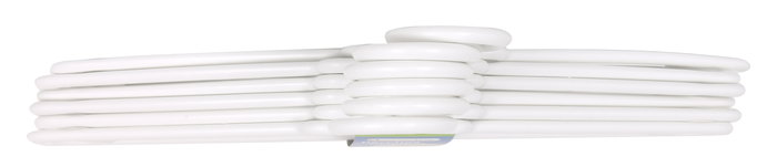 Dem Set 6 Perchas Plástico 42 x 20 cm Blancas (8 Cajas) Dem Set 6 Perchas Plástico 42 x 20 cm Blancas (8 Cajas)