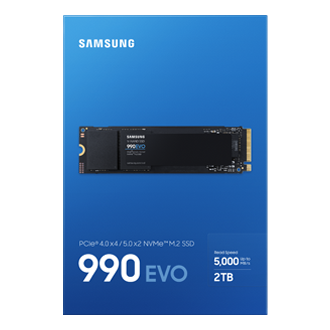 Samsung 990 EVO 2 TB M.2 NVMe Samsung 990 EVO 2 TB M.2 NVMe
