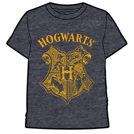 Warner Bros. Discovery Camiseta Harry Potter Colección Hogwarts Adulto Talla L - 65% Poliéster, 35% Algodón 160gr