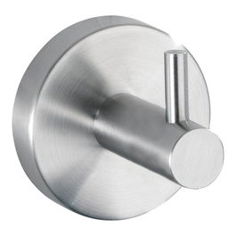 Wenko Percha de Acero Inoxidable Mate para Baño y Hogar 5,5 x 5,5 x 5,5 cm