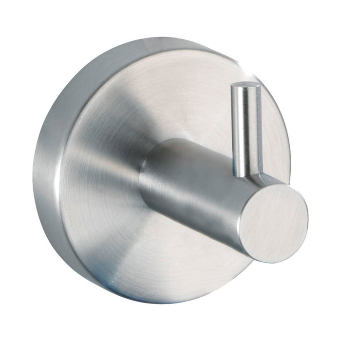 Wenko Percha de acero inoxidable mate