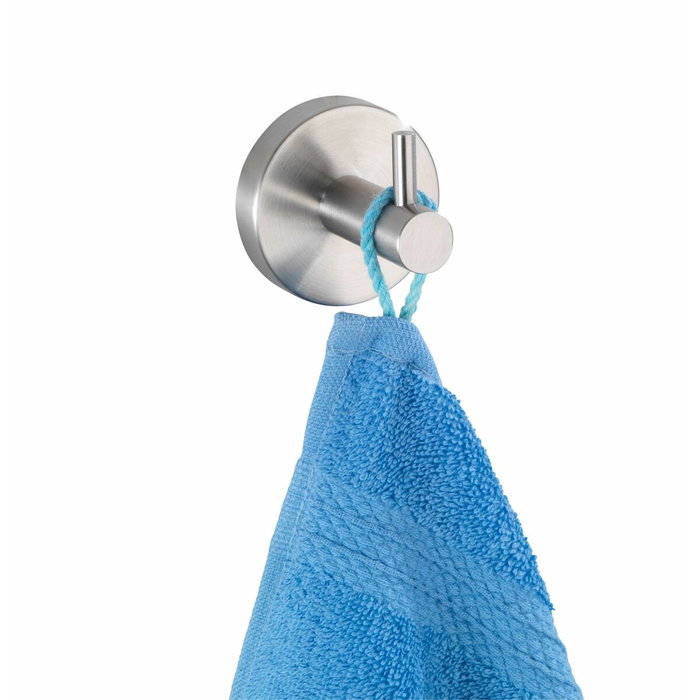 Wenko Percha de acero inoxidable mate