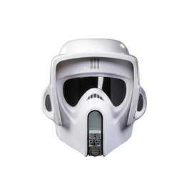 Hasbro Star Wars Casco Electrónico Scout Trooper Black Series Tamaño Real con Distorsión de Voz, +14 Años