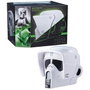 Hasbro Star Wars Casco Electrónico Scout Trooper Black Series Tamaño Real con Distorsión de Voz, +14 Años