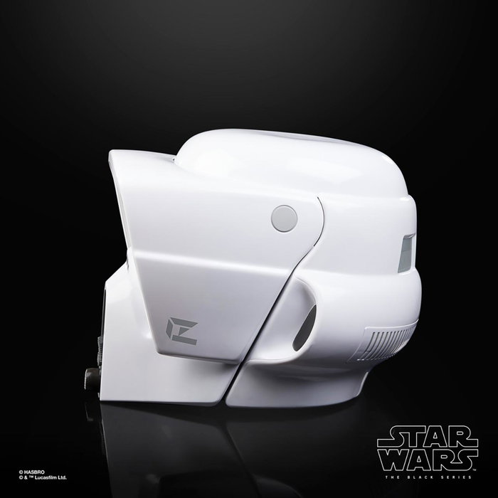 Hasbro Star Wars Casco Electrónico Scout Trooper Black Series Tamaño Real con Distorsión de Voz, +14 Años