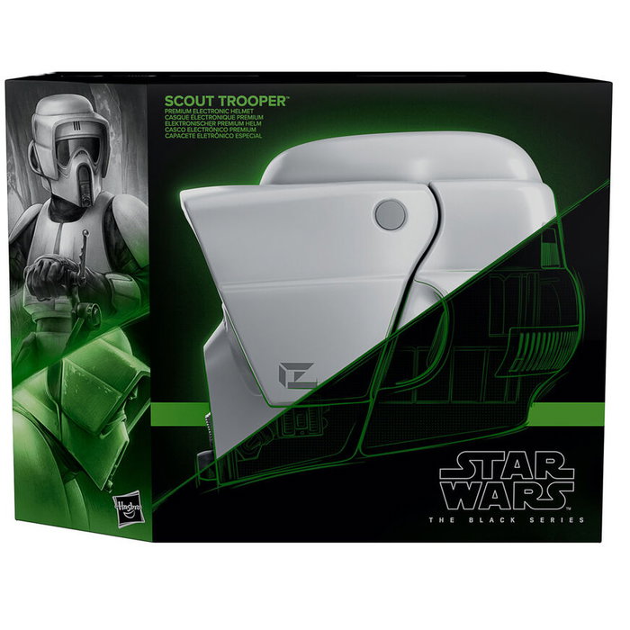 HASBRO Casco electrónico Scout Trooper Star Wars Black Series