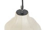 DKD Home Decor Lámpara de Techo de Papel y Acero Blanco Roto 40x40x40,6 cm LED
