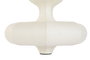 DKD Home Decor Lámpara de Techo de Papel y Acero Blanco Roto 40x40x40,6 cm LED
