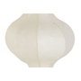 DKD Home Decor Lámpara de Techo de Papel y Acero Blanco Roto 40x40x40,6 cm LED