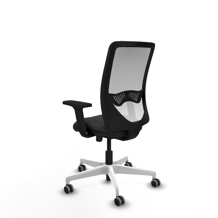 PIQUERAS Y CRESPO Silla de oficina Zulema con mecanismo Sincro/Traslack, Negro y Blanco PIQUERAS Y CRESPO Silla de oficina Zulema con mecanismo Sincro/Traslack, Negro y Blanco