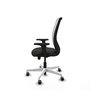 PIQUERAS Y CRESPO Silla de oficina Zulema con mecanismo Sincro/Traslack, Negro y Blanco