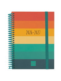 Finocam Agenda Escolar Diva 2026-27 Espiral 120x164mm Colors