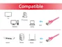 EQUIP Cable Patch Cat6 S/FTP 2xRJ45 5.00m Rosa