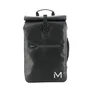 Mobilis 070001 Mochila de Ciclismo 25L Impermeable Lona Alquitranada para Portátil 15.6" Unisex Negro