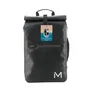 Mobilis 070001 Mochila de Ciclismo 25L Impermeable Lona Alquitranada para Portátil 15.6" Unisex Negro