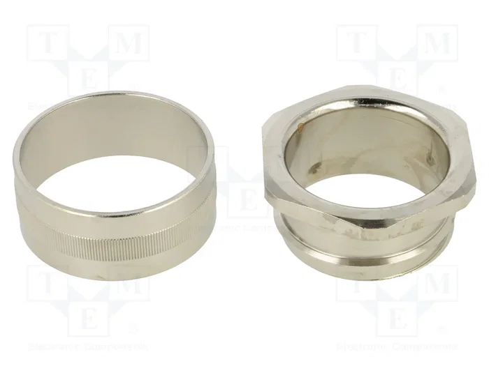 HELLERMANNTYTON HelaGuard SC Conector final recto de latón con níquel HELLERMANNTYTON HelaGuard SC Conector final recto de latón con níquel