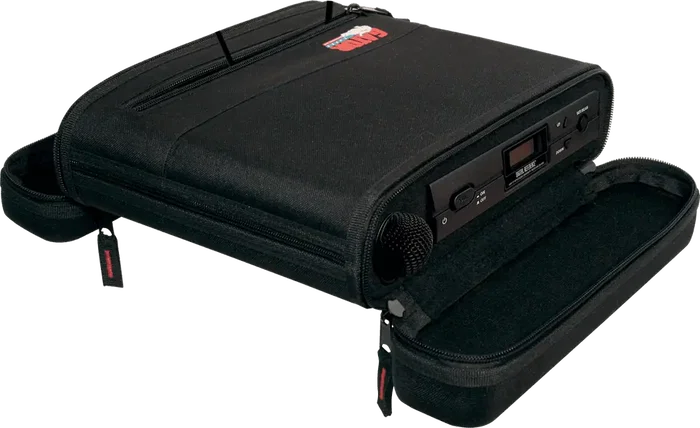 Gator Funda Reforzada Sistema HF para Micrófono Nylon Negro 330x305x76mm